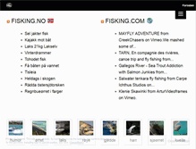 Tablet Screenshot of fisking.no